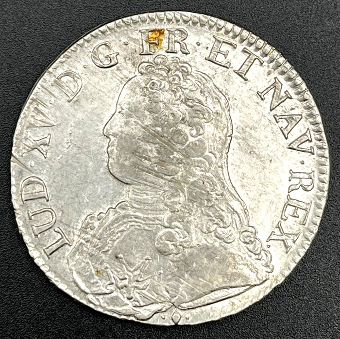 Francia. Luigi XV (1715-1774). Ecu 1726-L, Bayonne