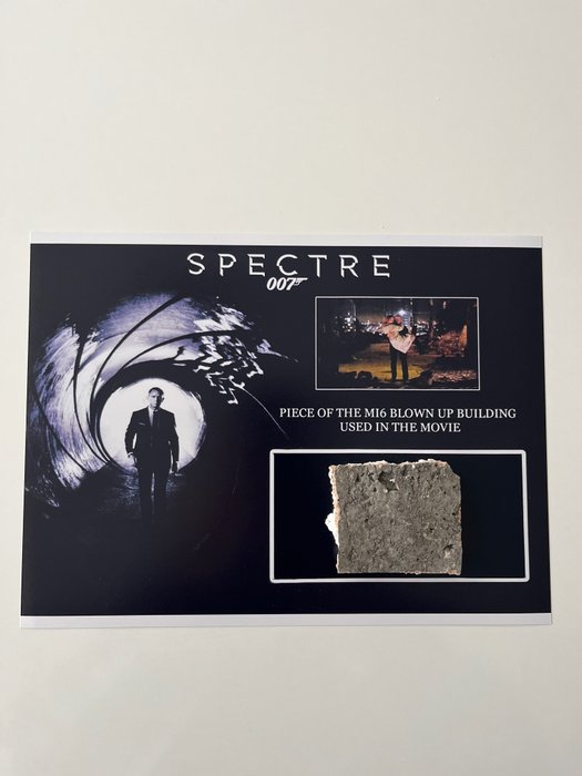 James Bond 007: Spectre - Movie Prop piece of the blown up MI6 building in the film, with COA from B'BC