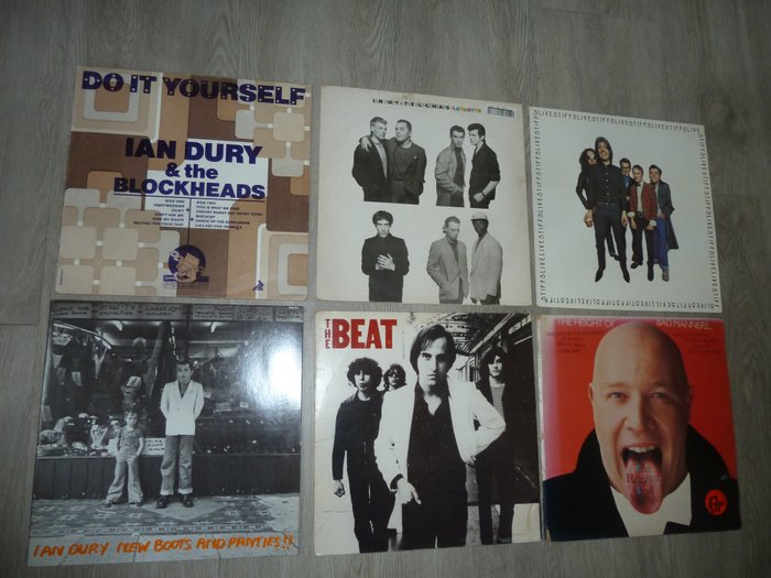 Punk / New Wave / Ska lot with Ian Dury and The Blockheads ( 4 albums) - The BEAT - Bad Manners - Do It Yourself - New Boots and  Panties  - Live Stiffs - Laughter  - The Beat - The Height of Bad - Πολλαπλοί καλλιτέχνες - LP - 1978