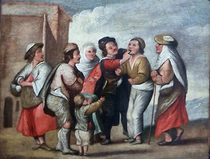 Faustino Bocchi (1659-1741), Ambito d - Scena grottesca