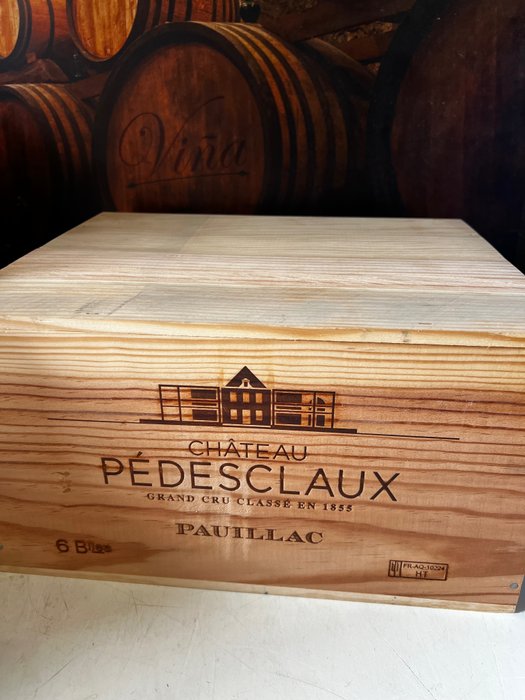 2014 Chateau Pedesclaux - Pauillac 5ème Grand Cru Classé - 6 Flaskor (0,75L)