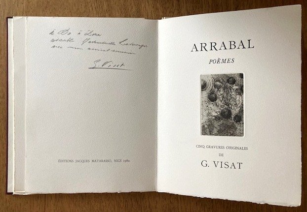Signé; Arrabal / Visat - Poèmes - 1982