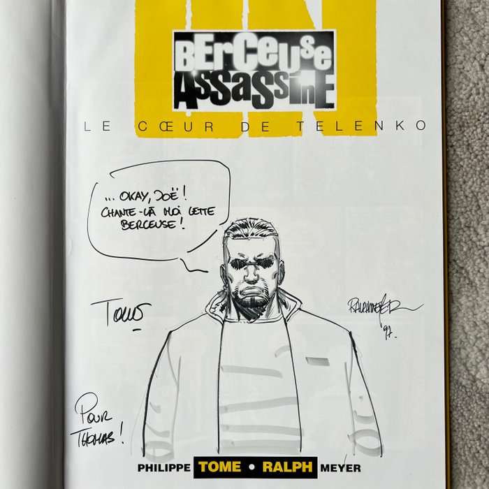 Berceuse assassine T1 à T3 + ex-libris + dédicace - Série complète - 3x C - 3 Album - Erstausgabe - 1997/2002