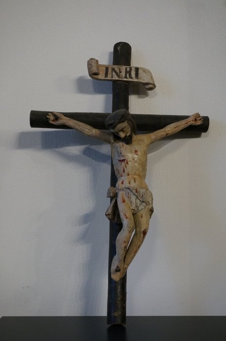 (十字架状)耶稣受难像 - 巴洛克风格 - 木 - 17世纪末