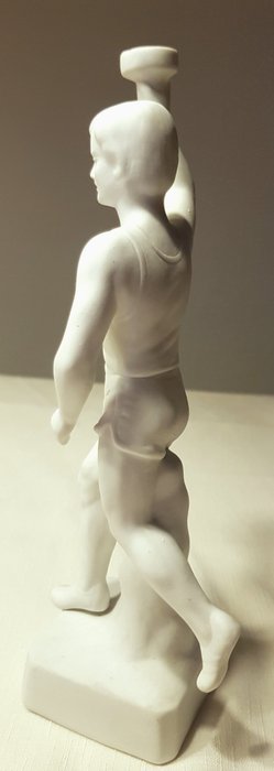 Manufacture de Thüringen - Figurine - "Coureur de la flamme Olympiques" Los Angeles 1984 - Porcelain