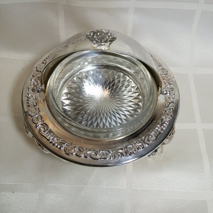 Butter dish (1) - Silver-plated