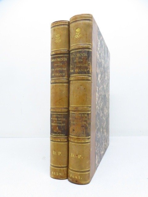 Champollion-Figeac - Lettres de rois, reines et autres personnages des cours de France et d'Angleterre - 1839