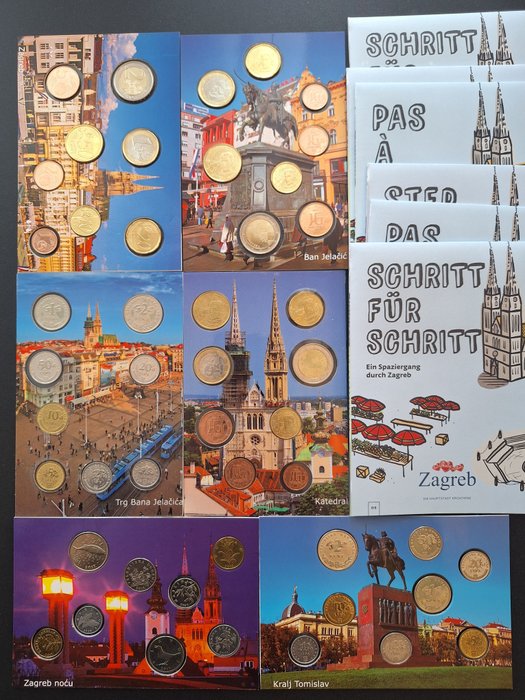 Kroatien. Year Set (FDC) Various Years (6 sets)