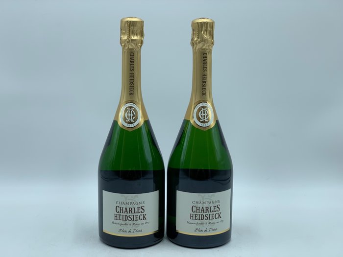 Charles Heidsieck - Champagne Blanc de Blancs - 2 Garrafas (0,75 L)