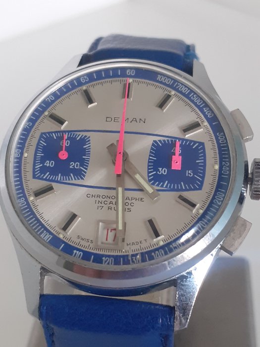 Cronografo Deman Panda Valjoux 7734 - Fără preț de rezervă - Unisex - 1970-1979