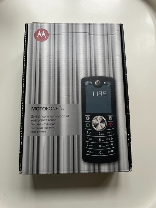 Motofone F3 - 移动电话 (1) - 带原装盒