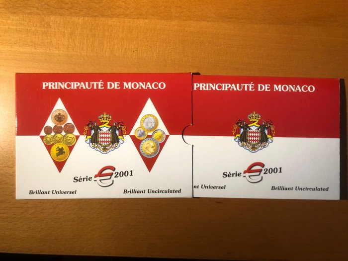 Monako. Year Set (FDC) 2001