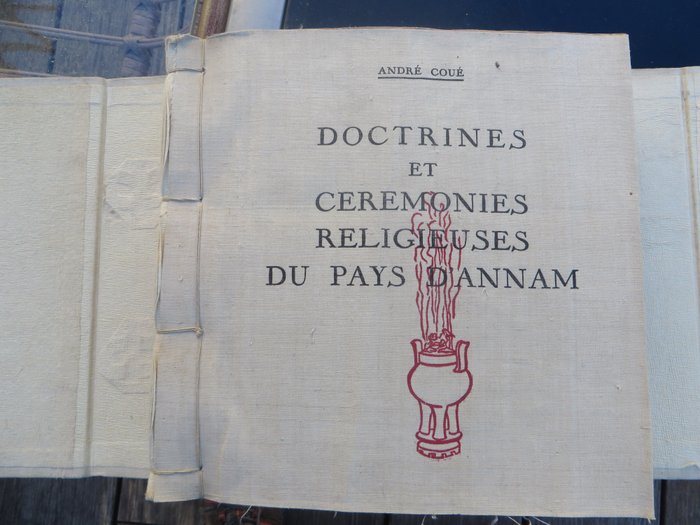andré coué - doctrines et céremonies religieuses du pays d'annam - 1933