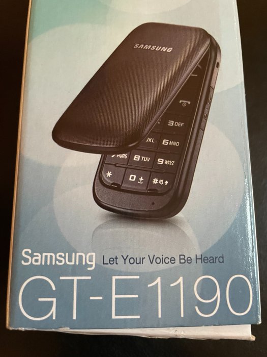 Samsung GT-E1190 - 移动电话 (1) - 带原装盒