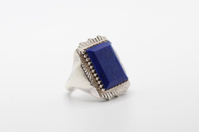 Utan reservationspris Ring - Silver Lapis lazuli 