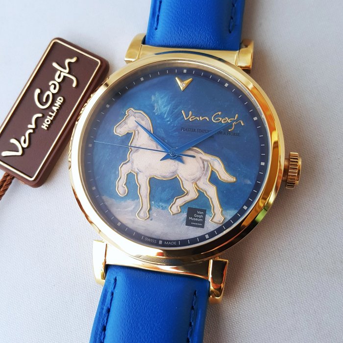 van Gogh - Swiss Made - Diamond - Official - Horse - Gold - Fără preț de rezervă - Bărbați - Nou