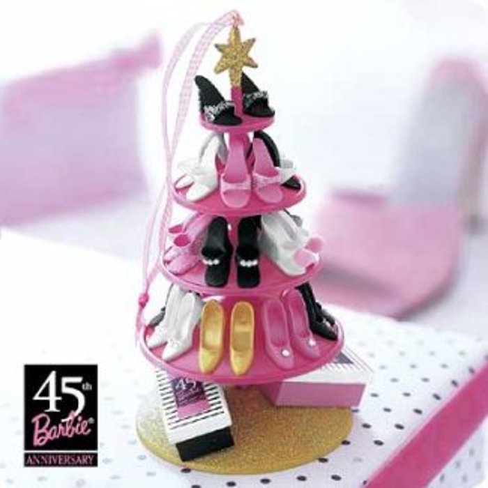 Mattel  - Păpușă Barbie - Shoes Tree Ornament - 2004 - U.S.