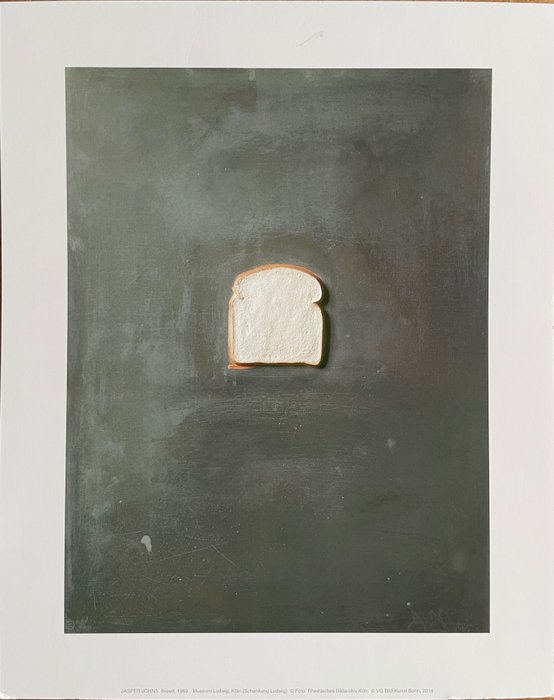 Jasper Johns - Bread, 1969, Museum Ludwig Köln, Copyright Rheinisches Köln, and VG Bild-Kunst Bonn, 2014