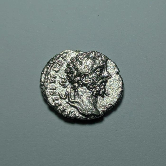 Romeinse Rijk. Septimius Severus (193-211 n.Chr.). Denarius Roma - Pax