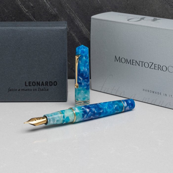 Leonardo Officina Italiana - Momento Zero Aloha -  gold plated finish - Füllfederhalter