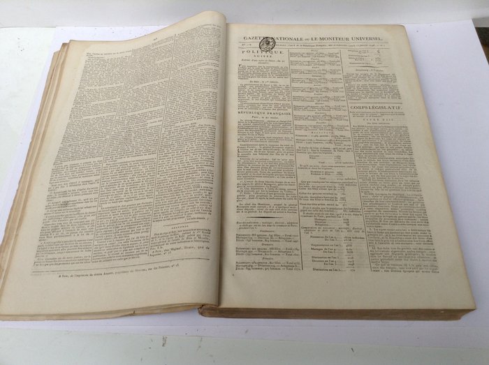 Charles-Joseph Panckoucke - Gazette Nationale ou le Moniteur Universel - 1798