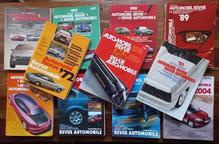 Book - Automobil Revue - Revue Automobile 1972 - 2004