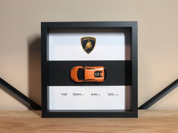 Cadre décoratif - Lamborghini - Lamborghini Huracan Performante - Arancio Borealis