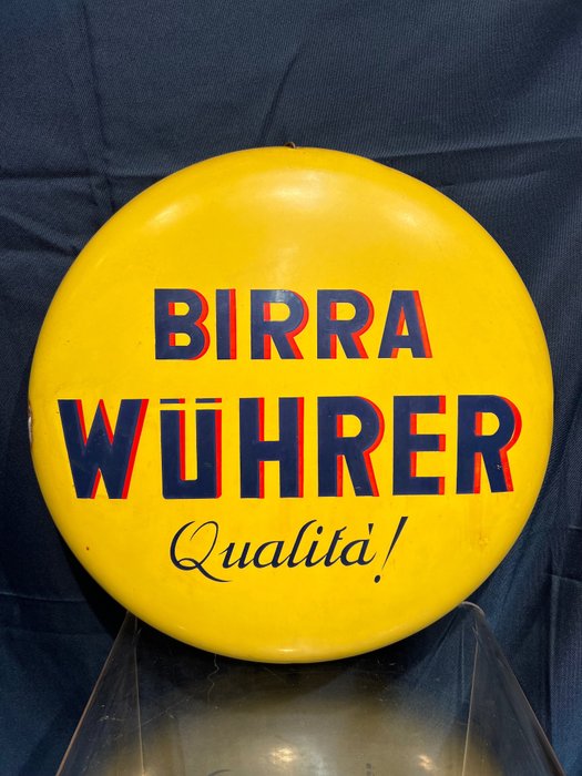Birra Wuhrer - Emaille bord - Geëmailleerd ijzer