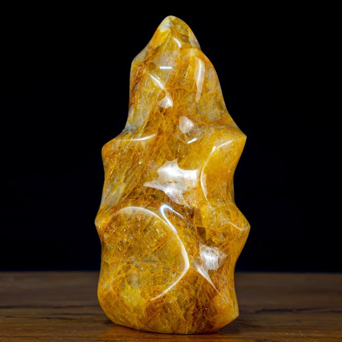 Natural Transparent Golden Healer Flame- 1659.08 g