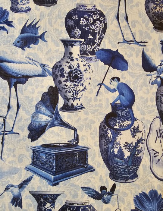 Sällsynt orientaliskt art déco-tyg - 300x280cm - Inredning - Textil - 280 cm - 0.02 cm