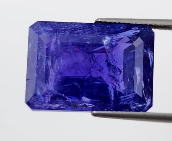 blauw Violet Tanzaniet - 34.58 ct