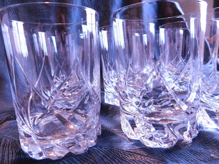 Daum Frères - Whiskyglas (9) - BLENEAU - Kristall