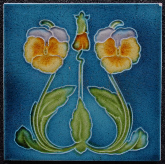 Azulejo (1) - J.H. Barratt & Co Ltd - Arte nova - 1900-1910 