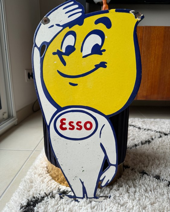 Esso - Emaille plaat - Emaille