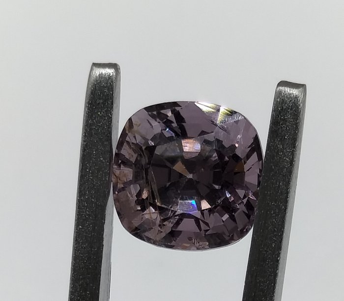 1 pcs 灰色, 粉色, 紫色 尖晶石, 非常罕见，（缅甸） - 2.03 ct