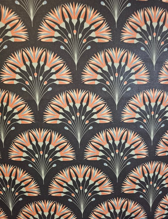 Sällsynt art déco-tyg med orientalisk väv - 300x280cm - Textil  - 300 cm - 280 cm