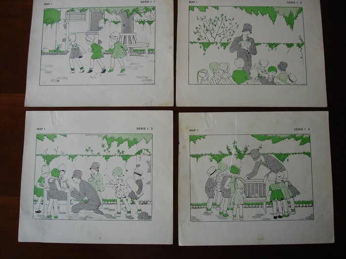 主題系列 - 學校和家庭用的詩集印刷品 Anna Sutorius 1910/1920 - Adri Alindo / Bea Middenrigh-Bokhorst
