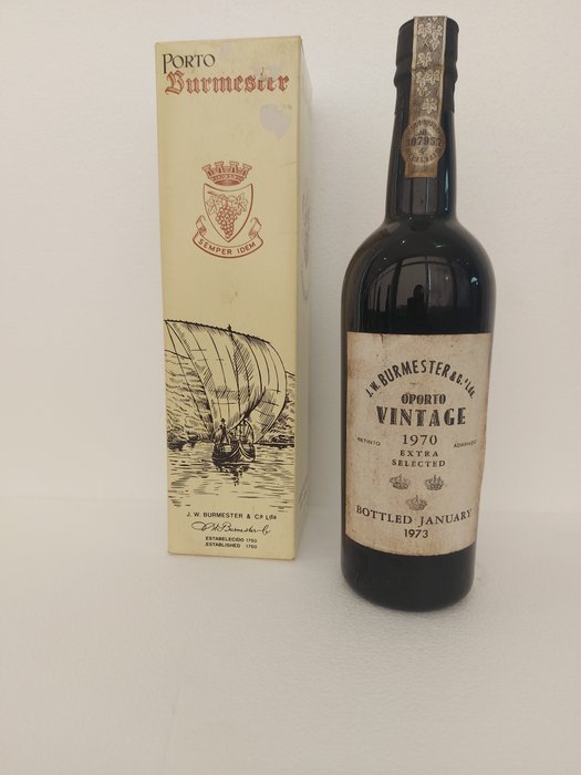 1970 Burmester - Oporto Vintage Port - 1 Bottle (0.75L)