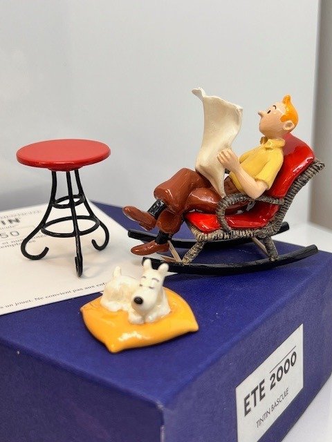 Tintin - Figurine Moulinsart 46924 - Tintin Bascule - Collection Classique - (1999) - 1 Figurine