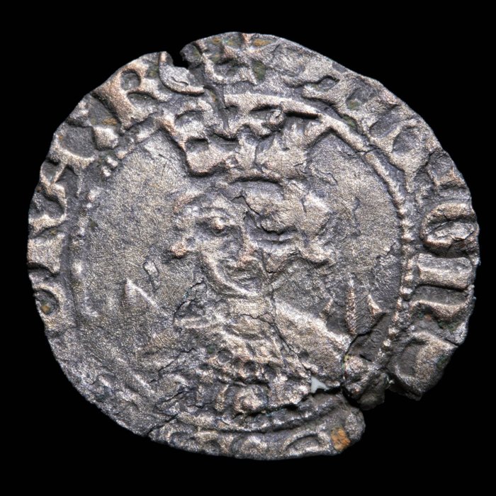 Regatul Aragonului. Alfonso IV (1299-1336). Dobler Mallorca  (Fără preț de rezervă)