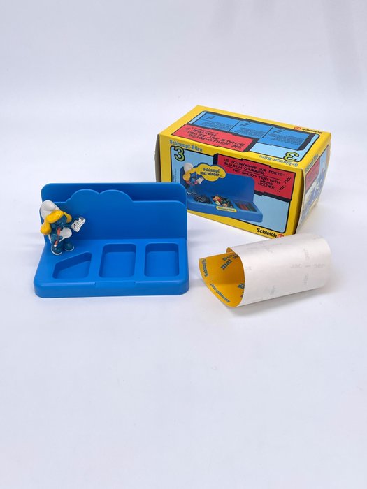 Schleich - Figur - Die Schlümpfe: Schlumpfbüro 1983 -  (1) - Plastik