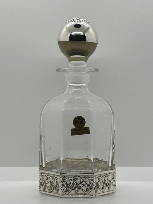Greggio, RCR - Flaska (1) - .800 silver, Kristall