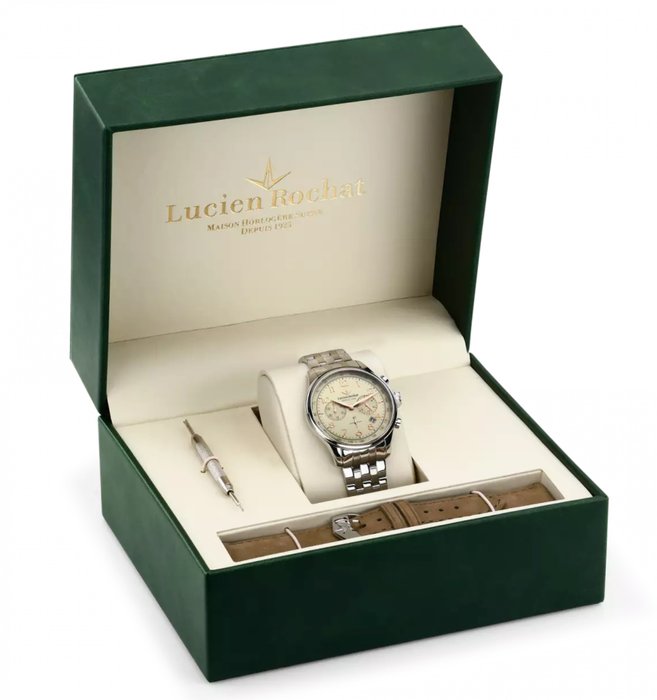 Lucien Rochat -  Montreux  - Special Pack - Chronograph & Date- 41 MM - Bez ceny minimalnej
 - Mężczyzna - 2011-obecnie