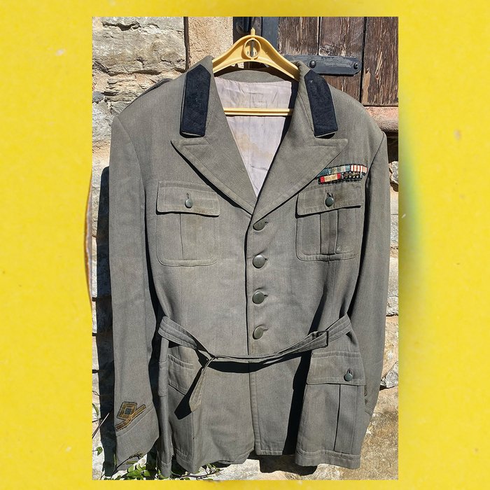 Italia - Sotilaallinen univormu - takki 1934 RSI Social Republic ensimmäinen kausi