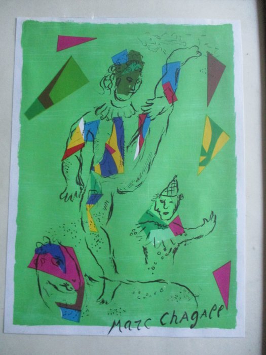 Marc Chagall (1887-1985) - Der grüne Akrobat
