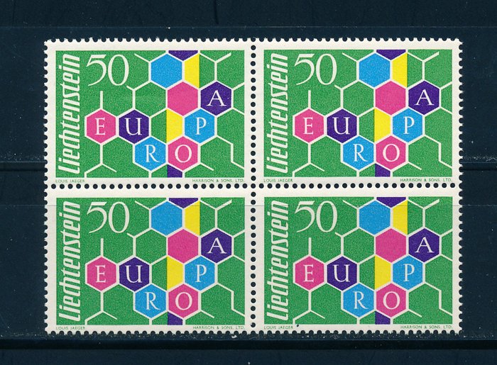Liechtenstein 1960/1960 - Europamarke - ZUM 348 II, Mi 398II