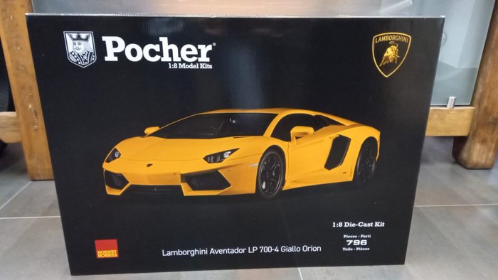 Pocher 1:8 - 1 - Αυτοκίνητο μοντελισμού - Lamborghini Aventador LP 700-4 2011 Giallo Orion - (κωδικός PT46)