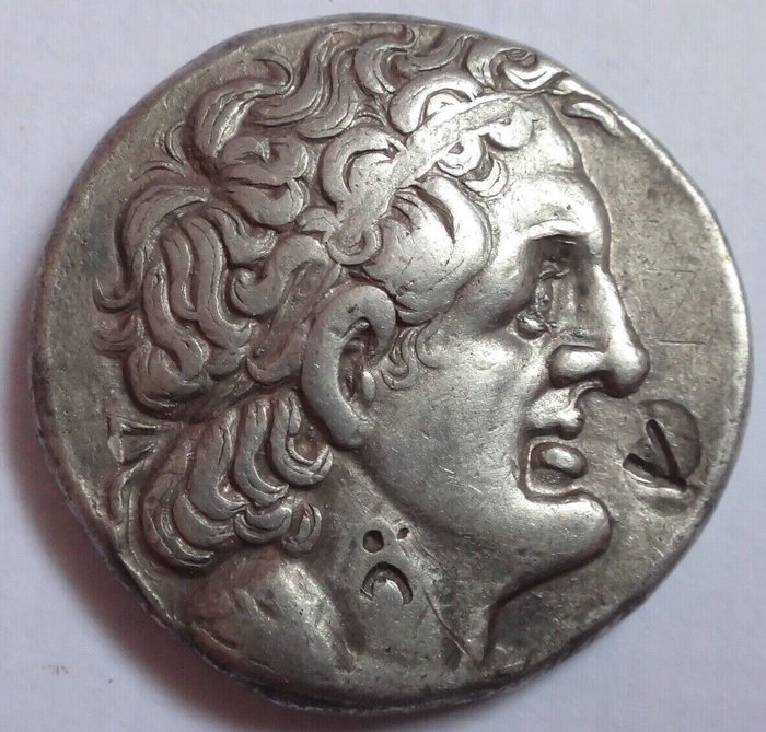 托勒密王國. 托勒密二世 (285-246 BC). Tetradrachm Sidon, 285/4 BC