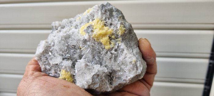 celestine Kristal - Hoogte: 10 cm - Breedte: 8.5 cm- 368 g - (1)