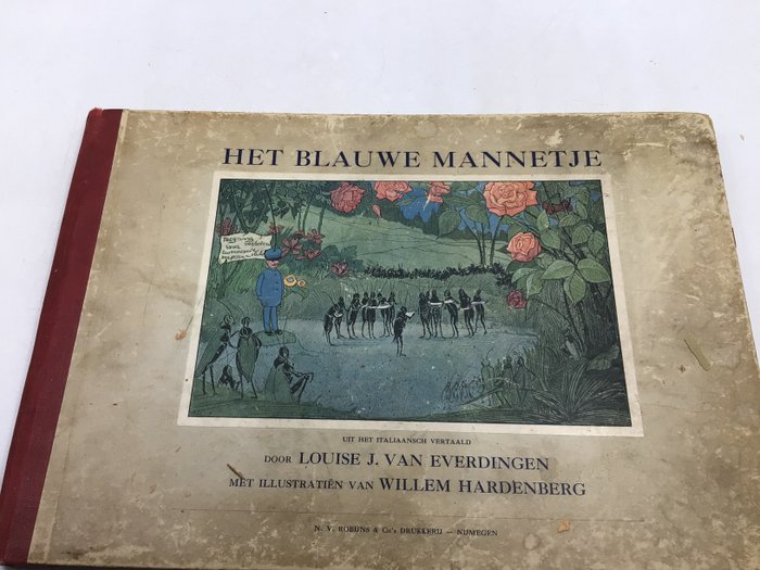 Louise J. van Everdingen /  Willem Hardenberg  (ill) - Het Blauwe Mannetje - 1917